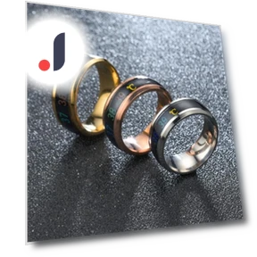 Smart Temperature, Mood, Emotion Stainless Steel Ring — Smart Rings, SILVERHOO