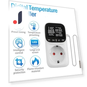 Smart Temperature Regulator with Digital Display — Home Climate Control, Meiteai-All
