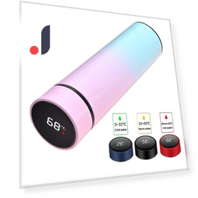 Smart Thermos with Temperature Display — Travel Drinkware, JMN E-commerce