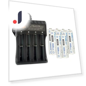Smart USB Charger for 3.7V 18650 Lithium-ion Batteries — Chargers, PALO