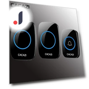 Smart Wireless Doorbell for Two — Kits, Meterk