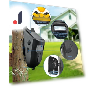 Solar Driveway Alarm — Smart Home Security, TOMTOP JMS