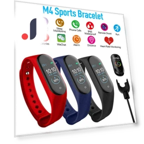 Waterproof M4 Smart Watch Bracelet — Wearable Accessories, VITA Dogdog Smartwear