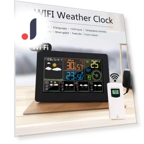 Wi-Fi Color Weather Station — Home Climate Control, Mobileputer