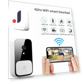 Wi-Fi Security System Video Doorbell — Smart Home Security, Super Talent
