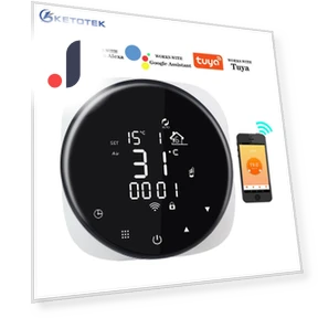 WiFi Electric Thermostat for Floor Heating — Home Climate Control, Ketotek