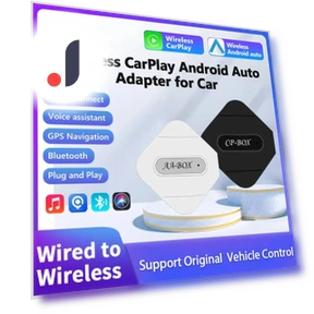 Wireless CarPlay Android Auto Adapter — Stereo Receivers, zhishangyoupin