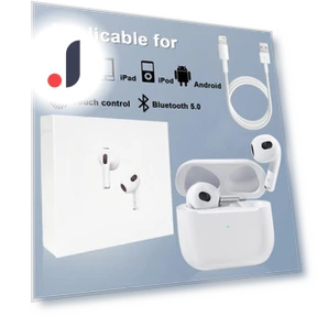 Wireless Earbuds with Touch Control — In-Ear Headphones, Huaqiang Technology