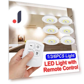 Wireless LED Night Light for Closet with Touch Lighting/Remote Control — Night Lights, SHIJIN Light