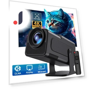 4K Android 11 Home Theater Mini Projector — Home Theater Projectors, QINQING