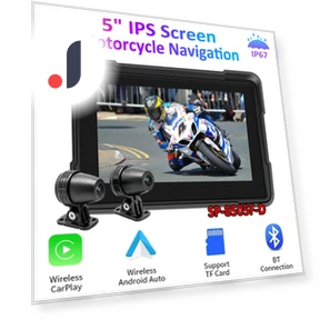 5-inch IPS Motorcycle Navigation Display — Navigation & GPS Accessories, icreative