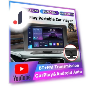 7-inch Portable Wireless Carplay Android Auto Radio — Stereo Receivers, icreative