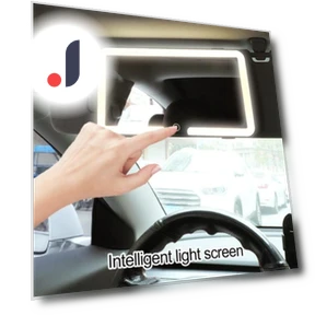 Car Sun Visor with Illuminated Cosmetic Mirror — Interior Mirrors, Car Care