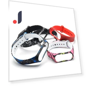 Colorful Soft Silicone Strap — Bands, Smartwatch Accessories