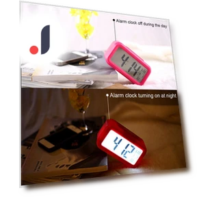 Digital Alarm Clock with Snooze, Date, and Temperature Display — Alarms & Clocks, Tooarts