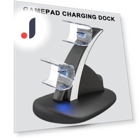 Dual Controller Charging Station with LED Indicator — Accessories, CE