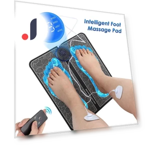 Electric Foot Mat EMS Pulse with Controller — Foot Care Solutions, Binchi Health Technology