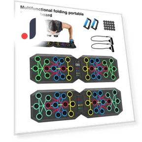 Foldable Push-Up Board — Pushup Stands, MUQZI
