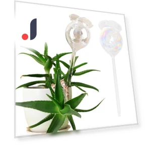 Glass Flower Watering Bulbs — Tree Care, HOMEKA