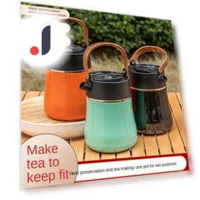 Insulated Ceramic Tea Kettle — Kettles & Tea Machines, Binchi Fitness