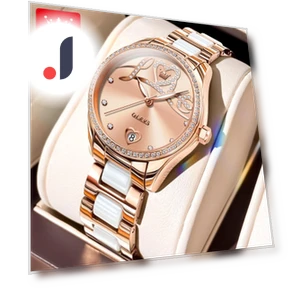 Love Diamond Dial Women's Watch — Timepieces, OLEVS