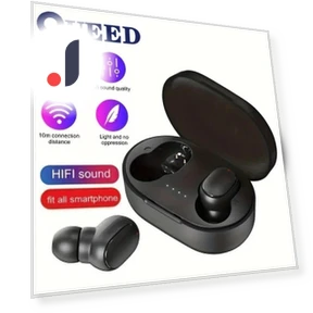 Mini TWS Wireless Earbuds with Noise Cancellation — In-Ear Headphones, QUEED