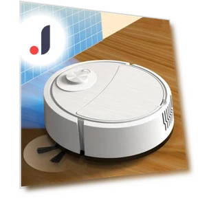 Mini Vacuum Cleaner Robot — Smart Cleaning Robots, Live City Fashion Home Decor