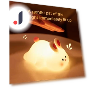 Rabbit Night Light with Timer — Lamps & Shades, Home Kits
