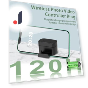 Remote Control Ring for Long Distance, Bluetooth-Compatible Professional Phone Tripod — Selfie Sticks, Enjoy Smart Home