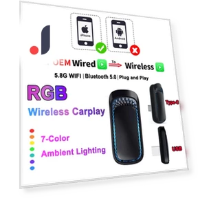 RGB Wireless Carplay Adapter — Car Accessories & Gadgets, icreative