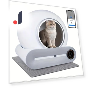 Self-Cleaning Litter Box with Wi-Fi — Waste Bins, ZEKS