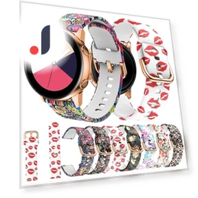 Silicone Strap with Print — Fitness Bands, Sunshine168