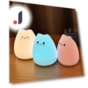 Silicone Touch LED Night Light — Night Lights, Happypilot