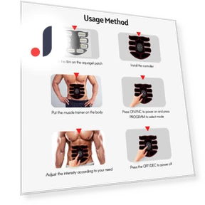Smart Abdominal Stimulator — Muscle Stimulators, TOMTOP JMS