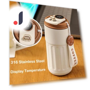 Smart Display Vacuum Insulated Cup — Beverage Warmers, Mango Event