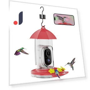 Smart Hummingbird Feeder with Camera — Backyard Birding, TOMTOP JMS