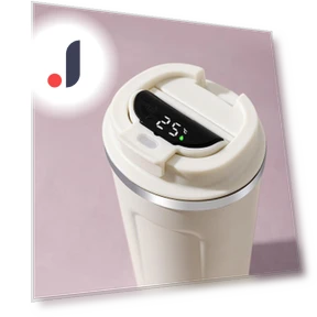 Smart LED Display Coffee Mug — Beverage Warmers, Kangaroo