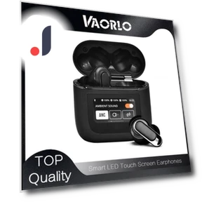 Smart LED Headphones with Touch Screen — Over-Ear Headphones, VAORLO