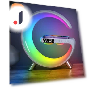 Smart Light Wireless Mobile Power Bluetooth Speaker Alarm Clock Wake-up Atmosphere Light White Noise Sleep Light — Fitness Bands, Xiaomi