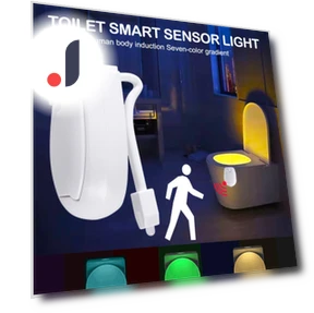 Smart PIR Motion Sensor Toilet Seat Night Light — Night Lights, MnnWuu