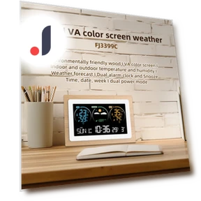 Smart Weather Station with Clock — Home Climate Control, TOMTOP JMS