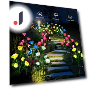 Solar Garden Street Lights — Outdoor Post Lighting, Smart Mouse
