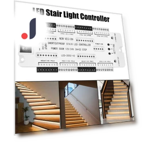 Stair Lighting Motion Sensor Controller — Step Lights, HOME LOVER