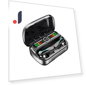 Wireless Earbuds with LED Display — Headsets, Junmaocun