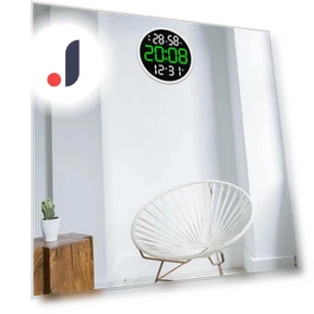 12-inch Digital Wall Clock — Wall, Dewdroop