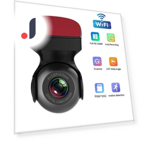 170° WiFi Car Dash Camera — Dashboard Cameras, Reakosound