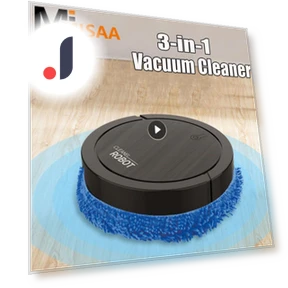 Automatic 3-in-1 Robot Vacuum — Smart Cleaning Robots, MR J