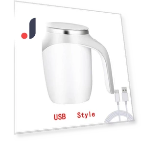 Automatic Self-Stirring Magnetic Mug — Beverage Warmers, Fresh Steps