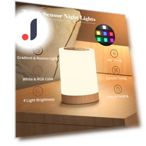 Bedside Table Lamp — Desk & Table Lighting, TOMTOP JMS