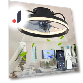 Ceiling Fan with Remote Control and LED Light — Ceiling Fans, happy8